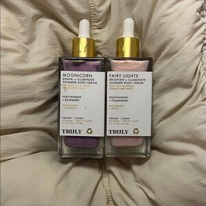 TRULY Shimmer Body Serum Set - Purple and Pink